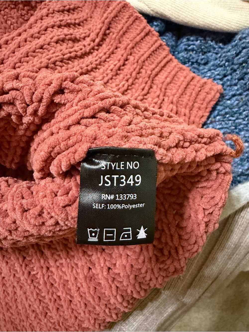 POL small Rosewood V-Neck Short Sleeve Knit Sweater cottagecore cozy Gilmore euc - Picture 6 of 6